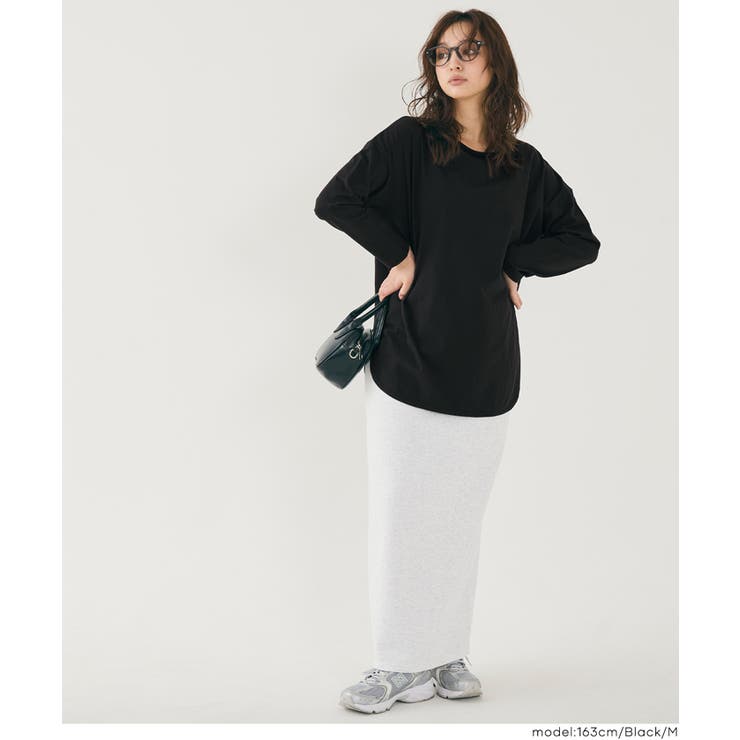 レギュラーオンスコットンサイドスリットビッグTシャツ | coca | 詳細画像23 