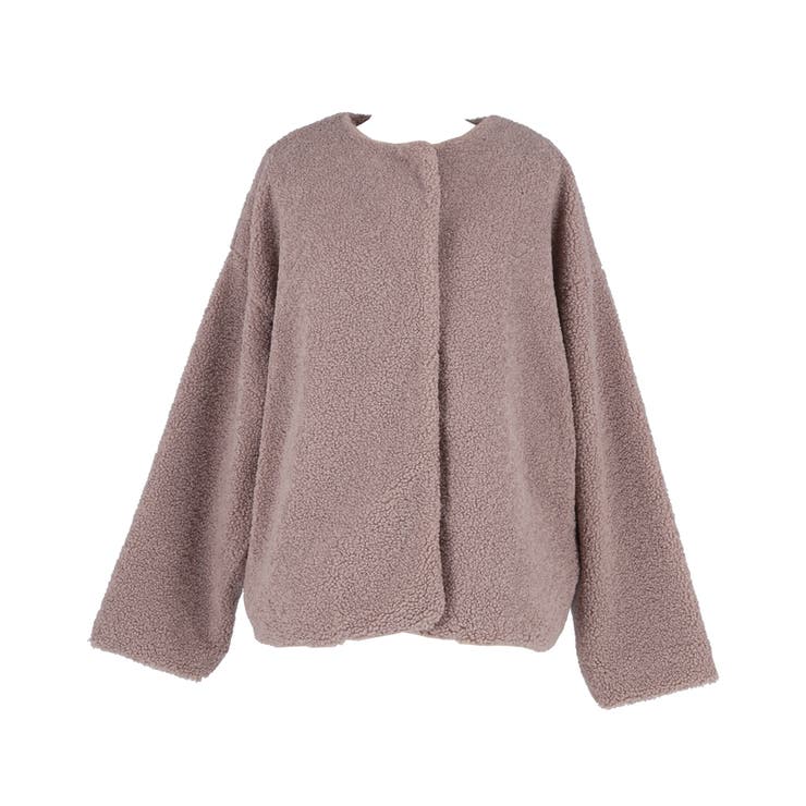 【洗える】マシンウォッシャブルボアブルゾン | coca | 詳細画像4 