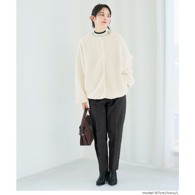 【洗える】マシンウォッシャブルボアブルゾン | coca | 詳細画像19 