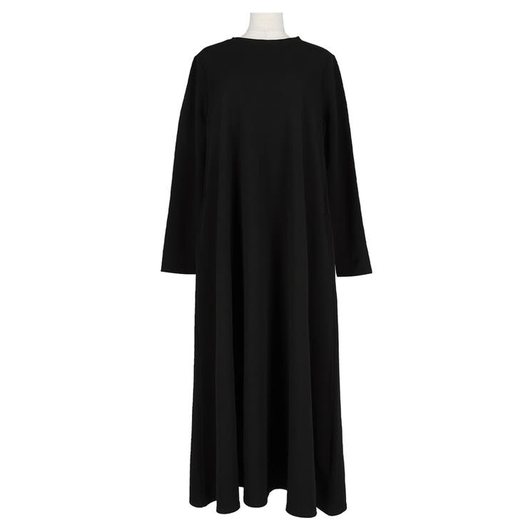 エンボス長袖Aラインワンピース | coca | 詳細画像5 