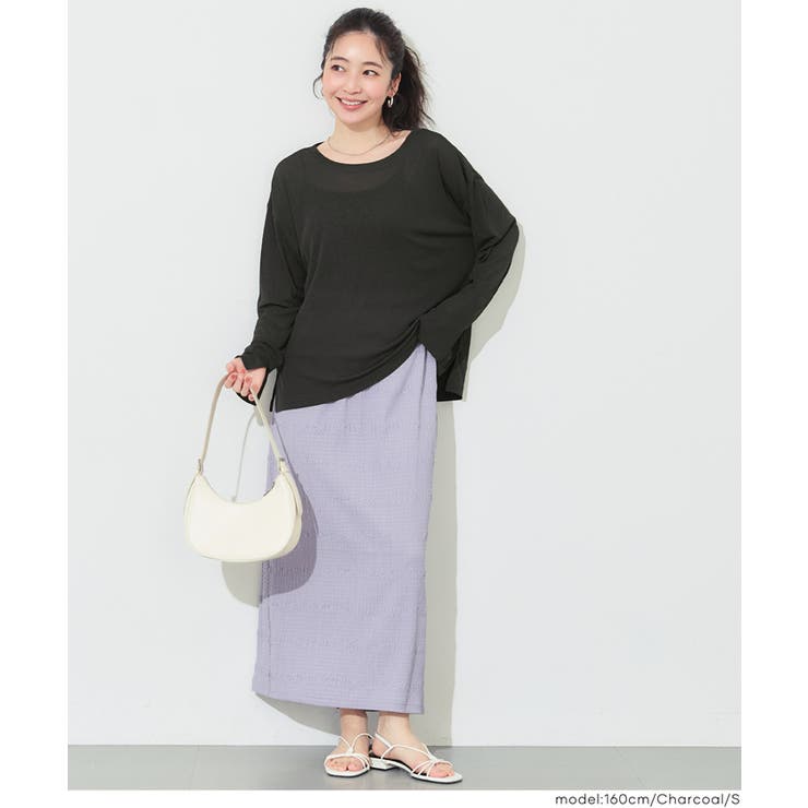 〈予約開始〉〈26ss新色登場〉シアージョーゼットオーバーTシャツ | coca | 詳細画像14 