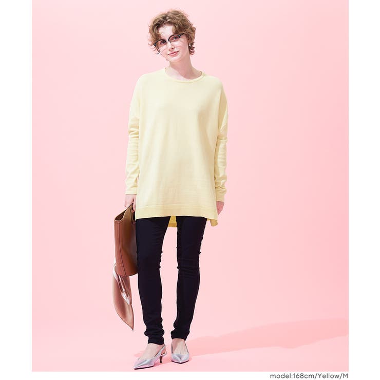 クルーネックニットチュニック | coca | 詳細画像10 