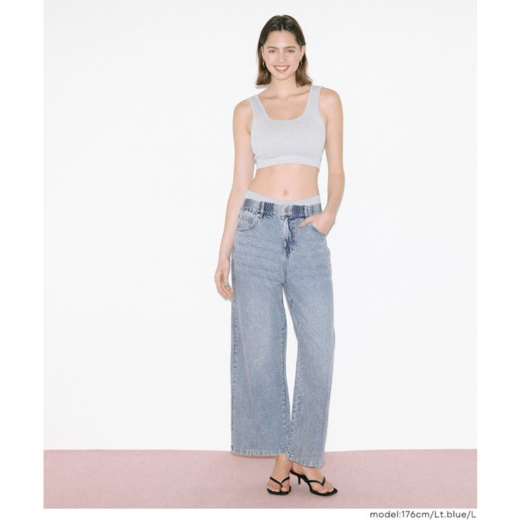 【SUMMER DENIM】サマーデニムウエストゴムイージーパンツ〈26ss新色… | coca | 詳細画像9 