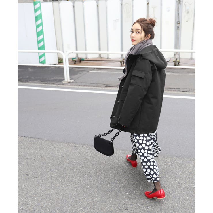 オーバーサイズカジュアルダウンジャケットcocaオリジナル(ミドル丈