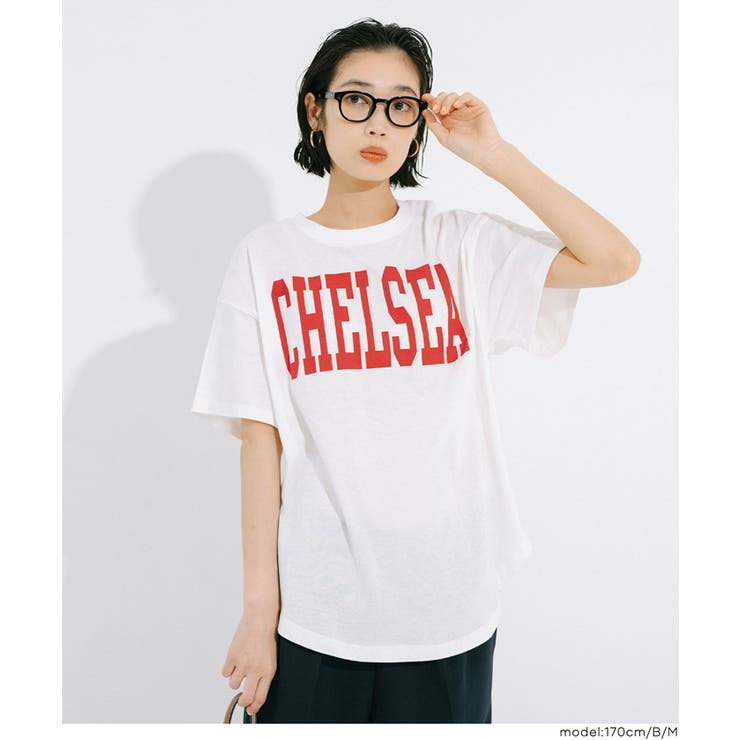 テールカットカレッジビッグTシャツ | coca | 詳細画像17 