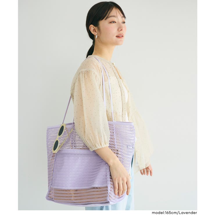 夏のレジャーに大活躍◎中身が見えるメッシュトートバッグ | coca | 詳細画像16 