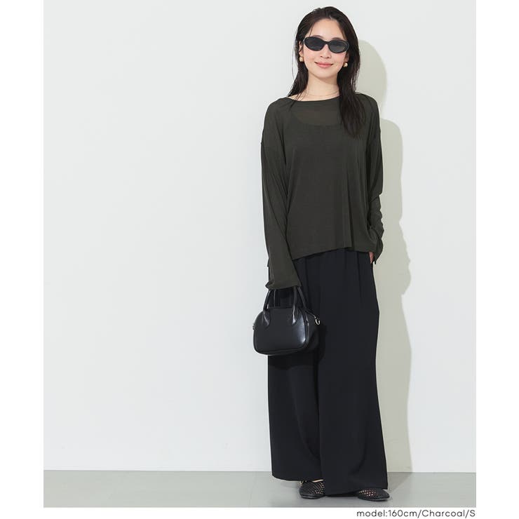 〈予約開始〉〈26ss新色登場〉シアージョーゼットオーバーTシャツ | coca | 詳細画像12 