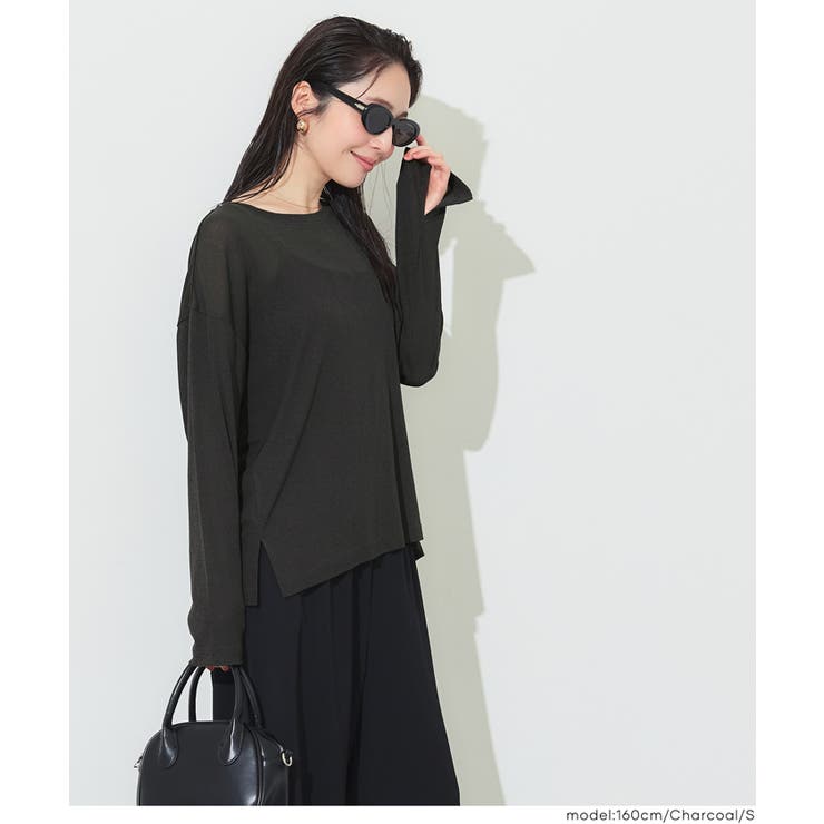 〈予約開始〉〈26ss新色登場〉シアージョーゼットオーバーTシャツ | coca | 詳細画像13 