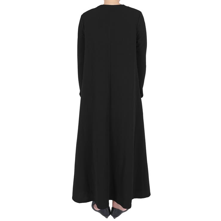 エンボス長袖Aラインワンピース | coca | 詳細画像8 