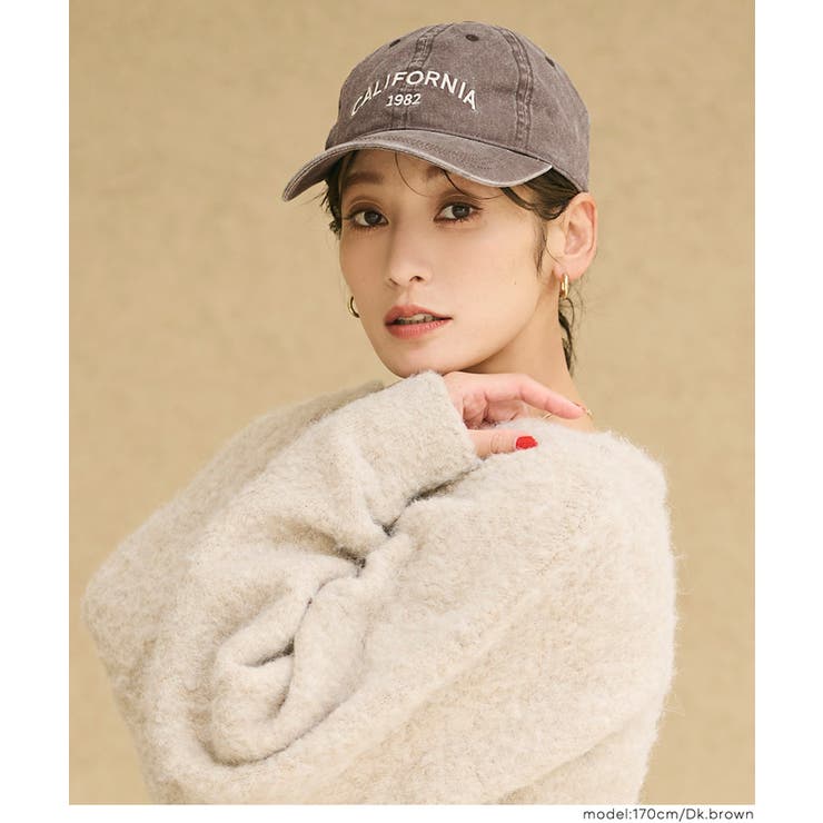 こなれ感をプラスする、ウォッシュドロゴキャップ【西山茉希様着用】 | coca | 詳細画像12 