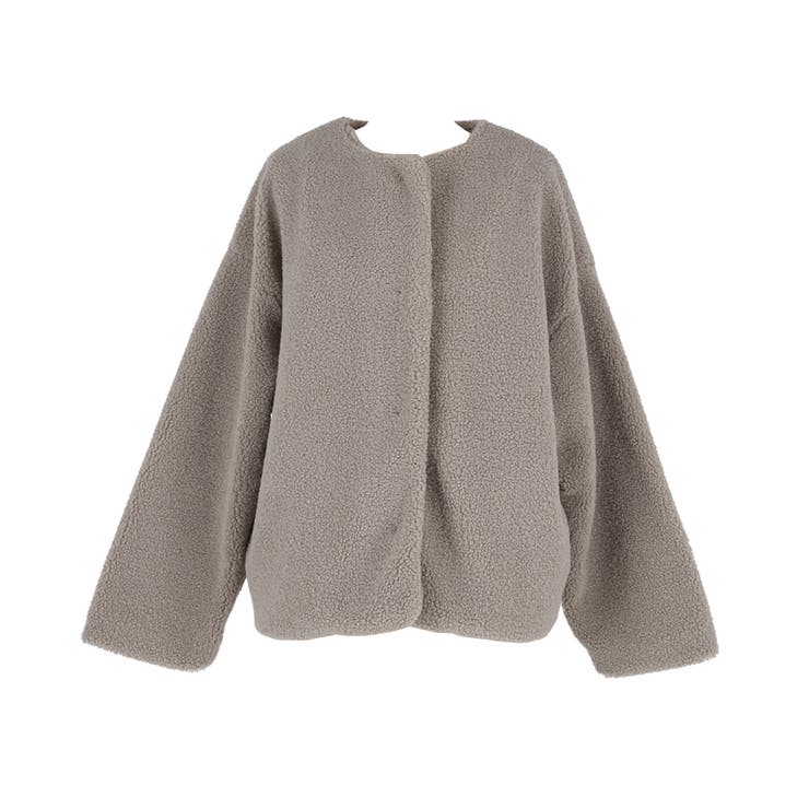 【洗える】マシンウォッシャブルボアブルゾン | coca | 詳細画像3 