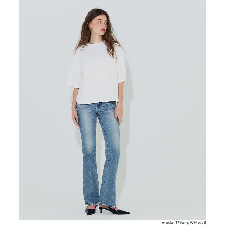 〈26ss新色登場〉着回し力抜群！5部袖ビッグTシャツ | coca | 詳細画像6 