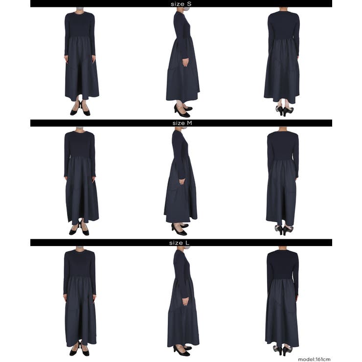 エンボスニットドッキングワンピース | coca | 詳細画像16 