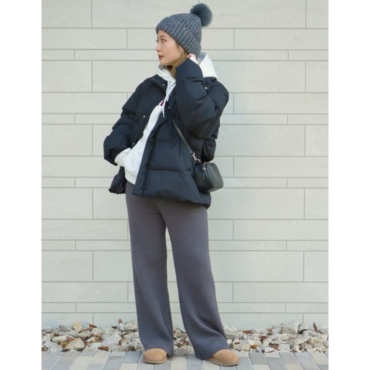 【DAILY WARM】裏シャギーニットパンツ レディース | coca | 詳細画像34 