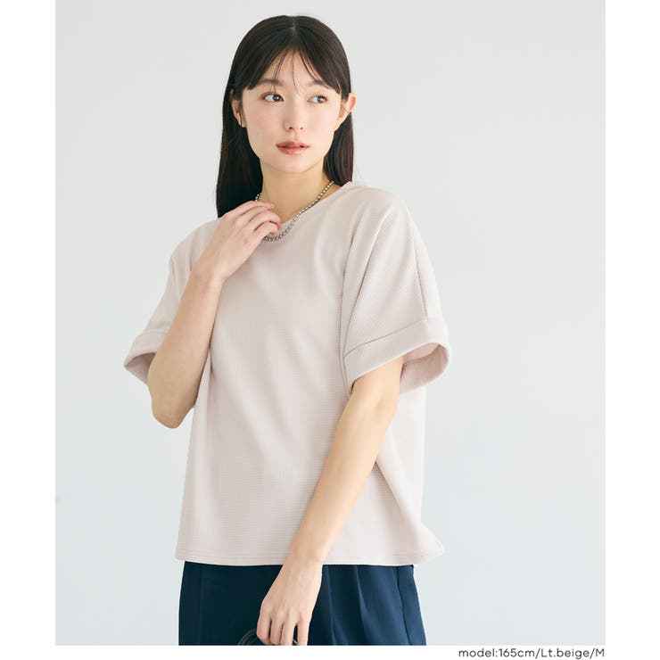 〈26ss新色登場〉エンボスコンパクトトップス | coca | 詳細画像10 