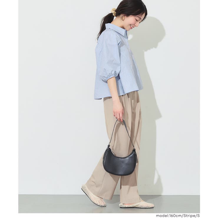 〈26ss新色登場〉パフスリーブフレアシャツ | coca | 詳細画像12 