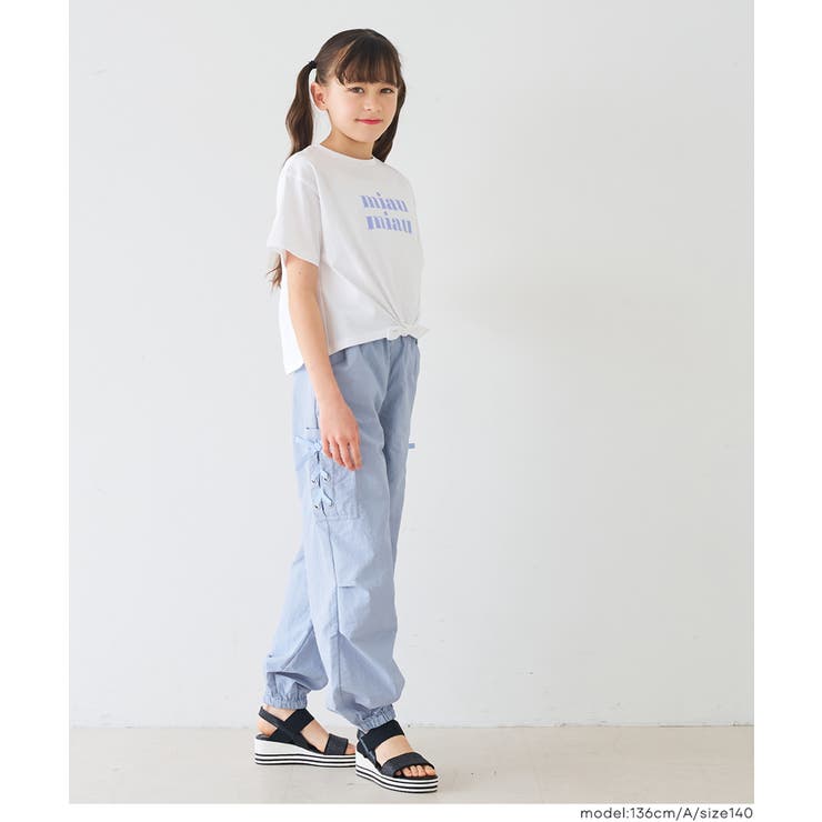 裾リボン結びTシャツ キッズ | coca | 詳細画像3 