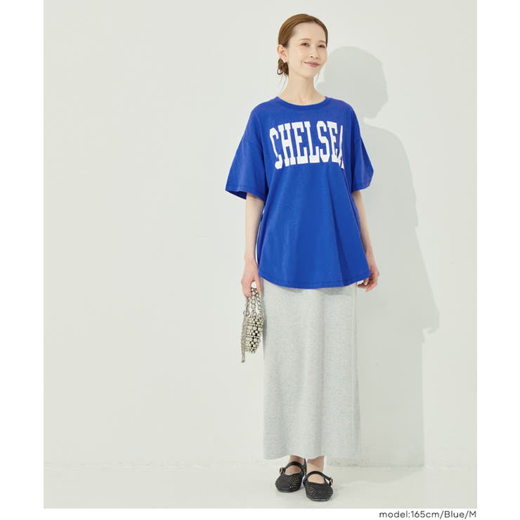 テールカットカレッジビッグTシャツ | coca | 詳細画像19 