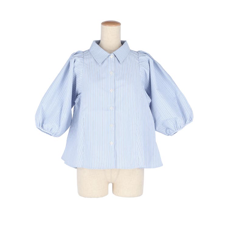 〈26ss新色登場〉パフスリーブフレアシャツ | coca | 詳細画像3 