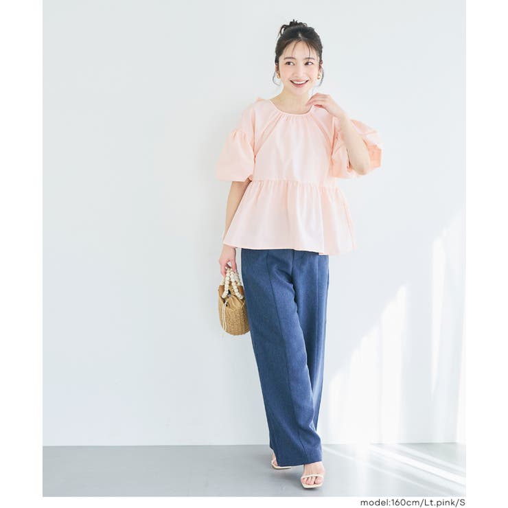 〈26ss新色登場〉パリフワバックリボンブラウス | coca | 詳細画像18 
