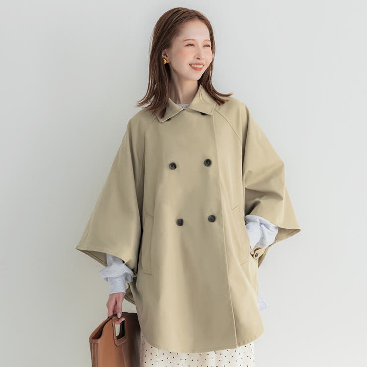 トレンチポンチョコート | coca | 詳細画像1 