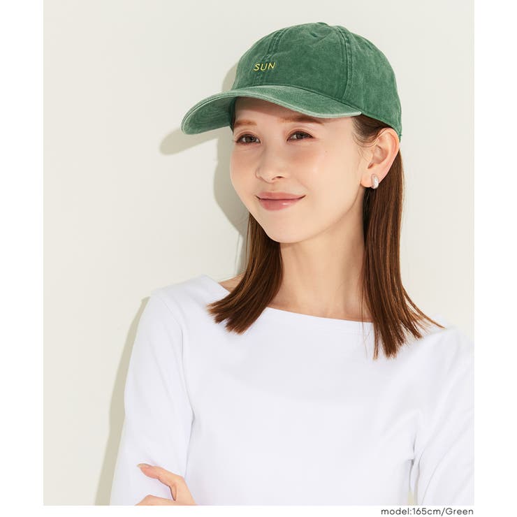 [Green] | こなれ感をプラスする、ウォッシュドロゴキャップ | coca