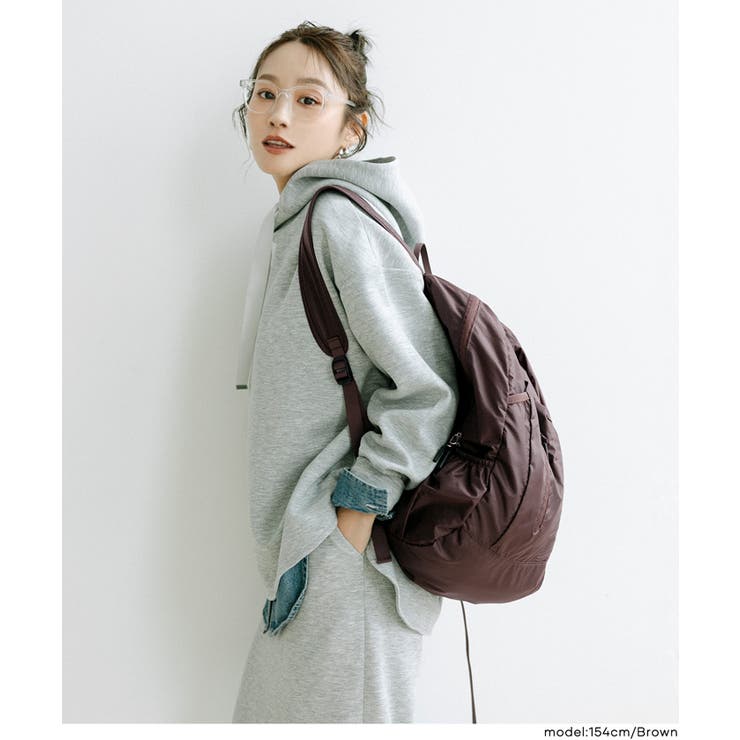 ＼26aw新色登場・再入荷／軽くて畳める、頼れるポケッタブルリュック | coca | 詳細画像5 