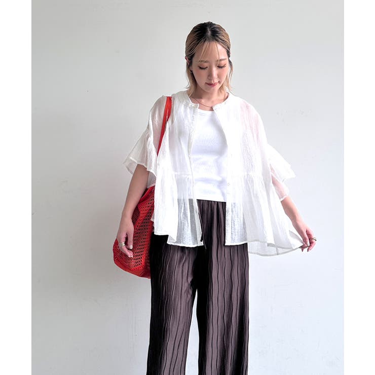 【再入荷】シアーフリルブラウス | coca | 詳細画像29 