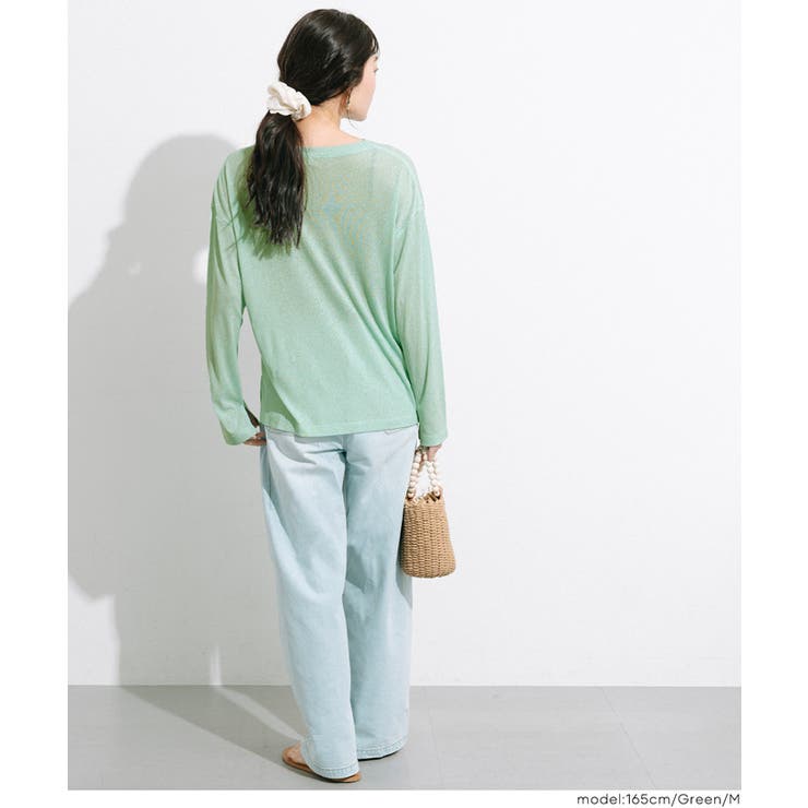 〈予約開始〉〈26ss新色登場〉シアージョーゼットオーバーTシャツ | coca | 詳細画像17 