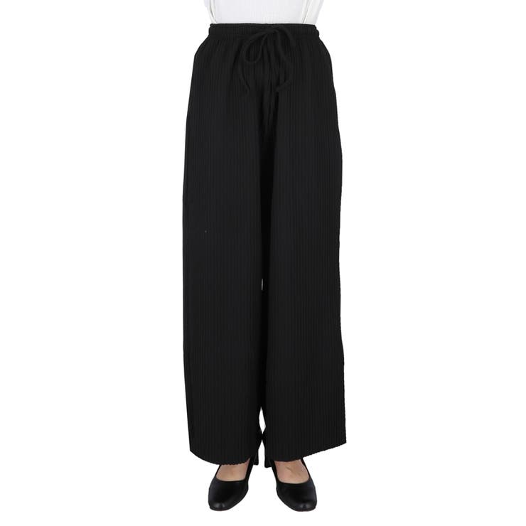 〈26ss新色登場！〉セルフカットできるリブパンツ[EAZY TEX ] | coca | 詳細画像3 