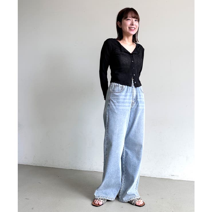 シアージョーゼットコンパクトカーディガン レディース  | coca | 詳細画像31 