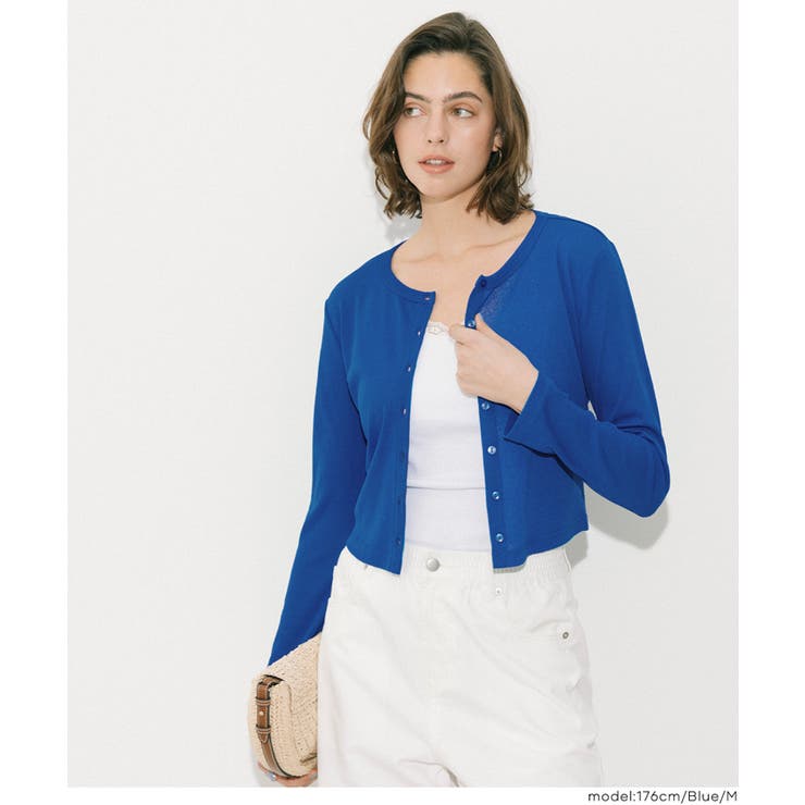 シアージョーゼットコンパクトカーディガン | coca | 詳細画像17 