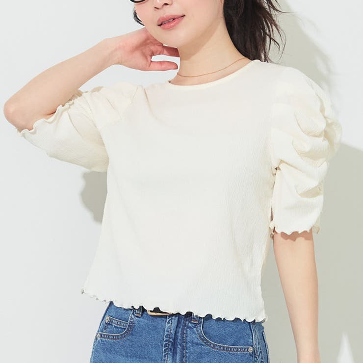 シボシャーリングトップス | coca | 詳細画像1 