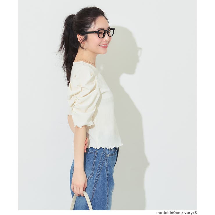 シボシャーリングトップス | coca | 詳細画像8 