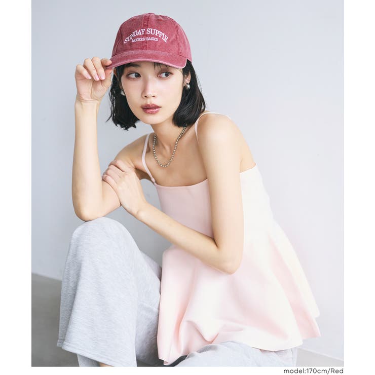 こなれ感をプラスする、ウォッシュドロゴキャップ | coca | 詳細画像21 