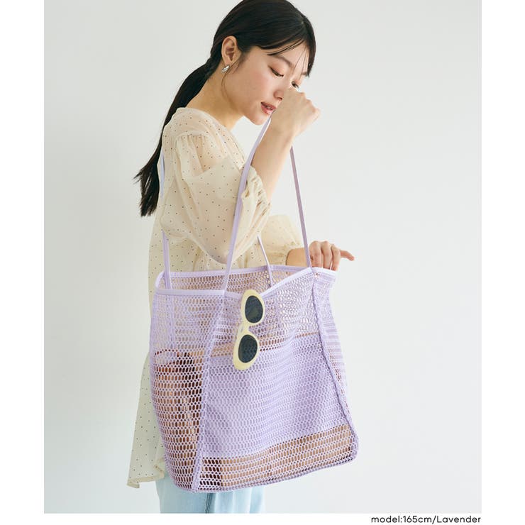 夏のレジャーに大活躍◎中身が見えるメッシュトートバッグ | coca | 詳細画像20 