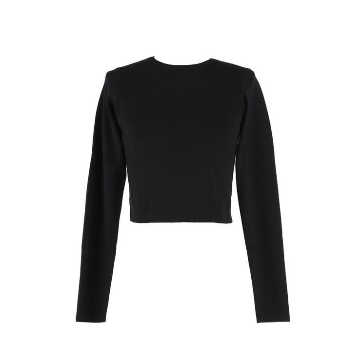 スタイルアップを叶えるクロップド丈ニットトップス | coca | 詳細画像5 