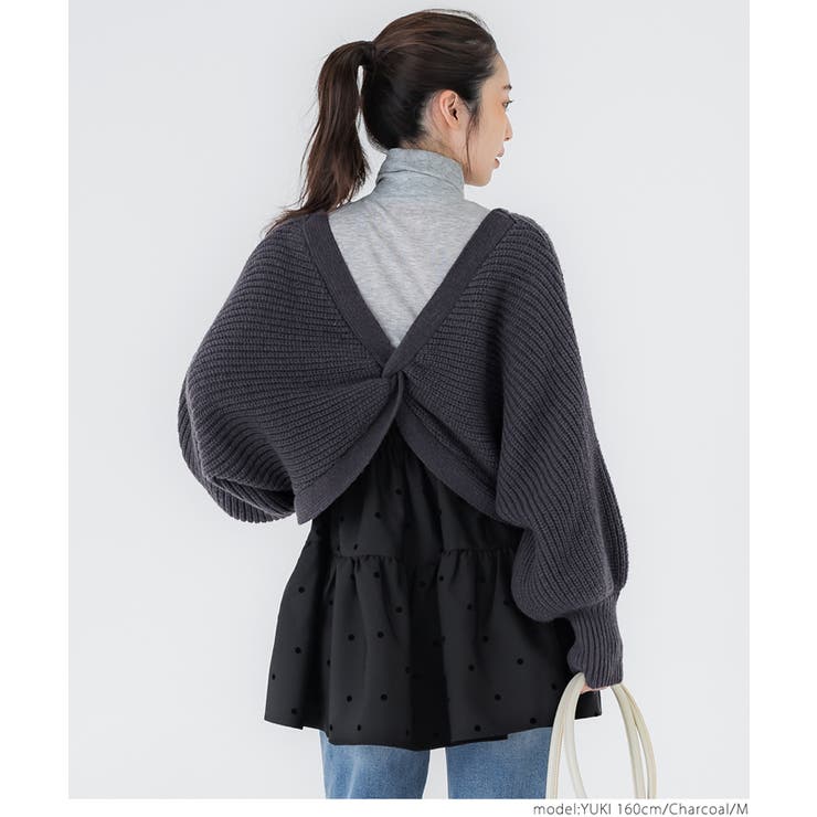 2wayニットボレロ | coca | 詳細画像14 