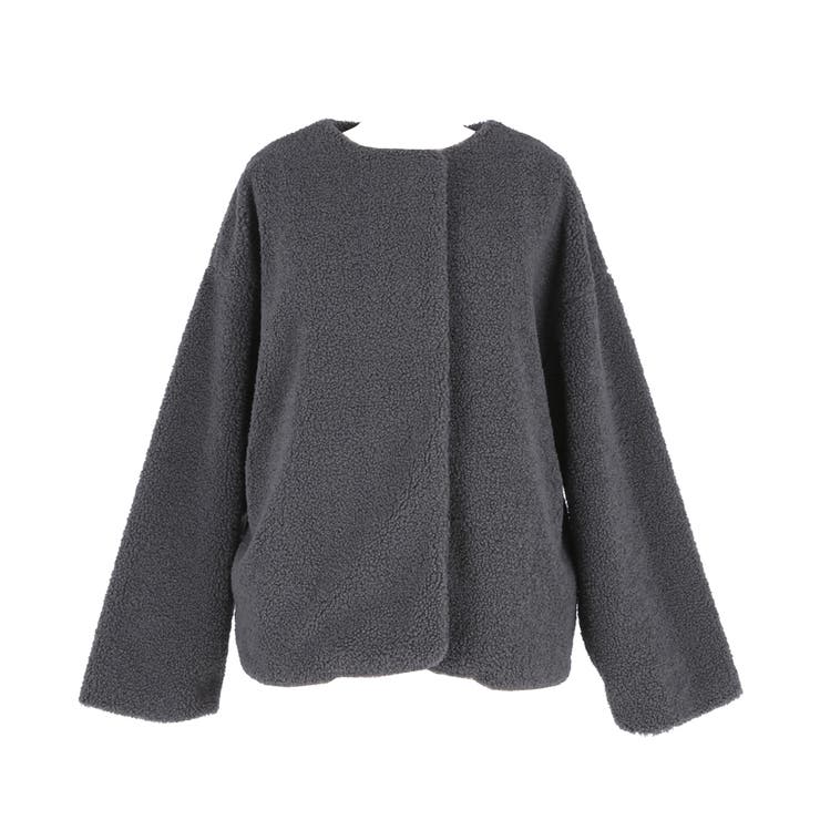 【洗える】マシンウォッシャブルボアブルゾン | coca | 詳細画像5 