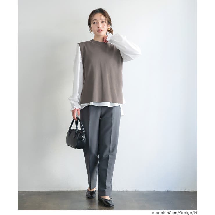 ニットベストセットブラウス | coca | 詳細画像12 