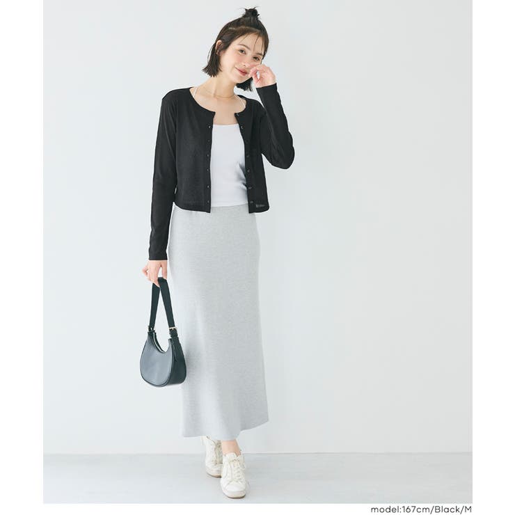 シアージョーゼットコンパクトカーディガン | coca | 詳細画像8 