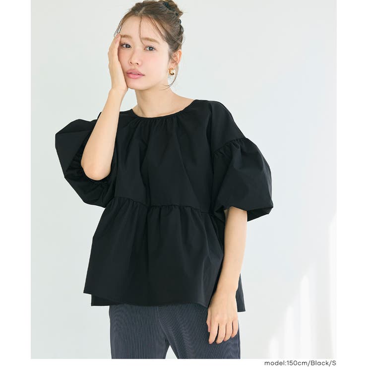 〈26ss新色登場〉パリフワバックリボンブラウス | coca | 詳細画像8 