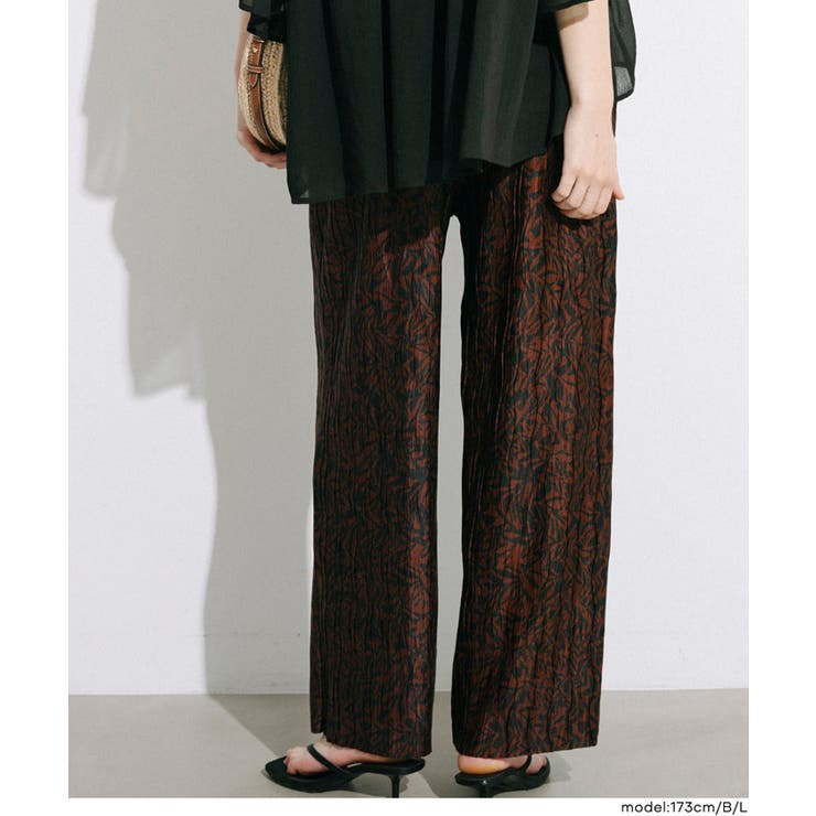 〈26ss新色登場〉セルフカット可◎スリムウェーブパンツ | coca | 詳細画像25 