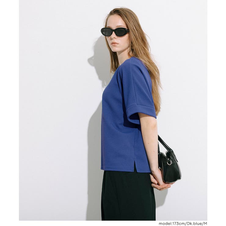 〈26ss新色登場〉エンボスコンパクトトップス | coca | 詳細画像15 