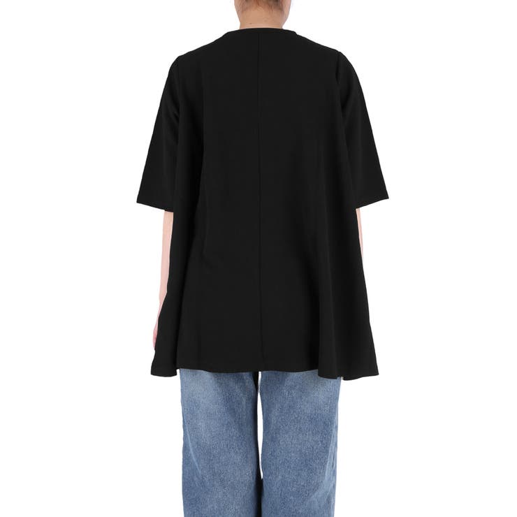 〈26ss新色登場〉エンボスAライン半袖チュニック【速乾・イージーケア】 | coca | 詳細画像8 