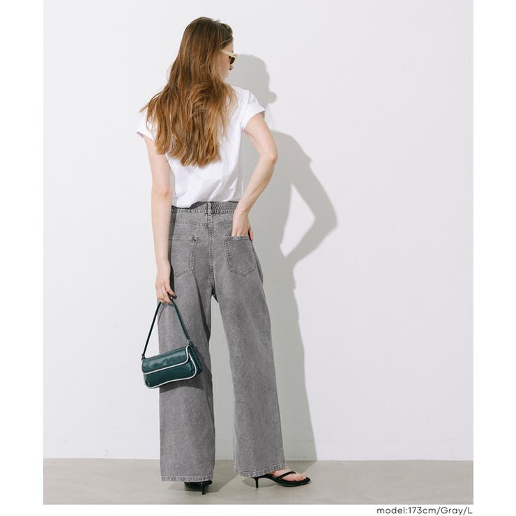 【SUMMER DENIM】サマーデニムウエストゴムイージーパンツ〈26ss新色… | coca | 詳細画像14 