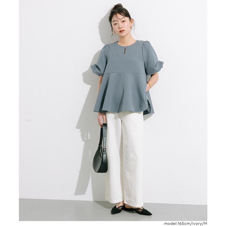 【SUMMER DENIM】サマーデニムウエストゴムイージーパンツ〈26ss新色… | coca | 詳細画像21 