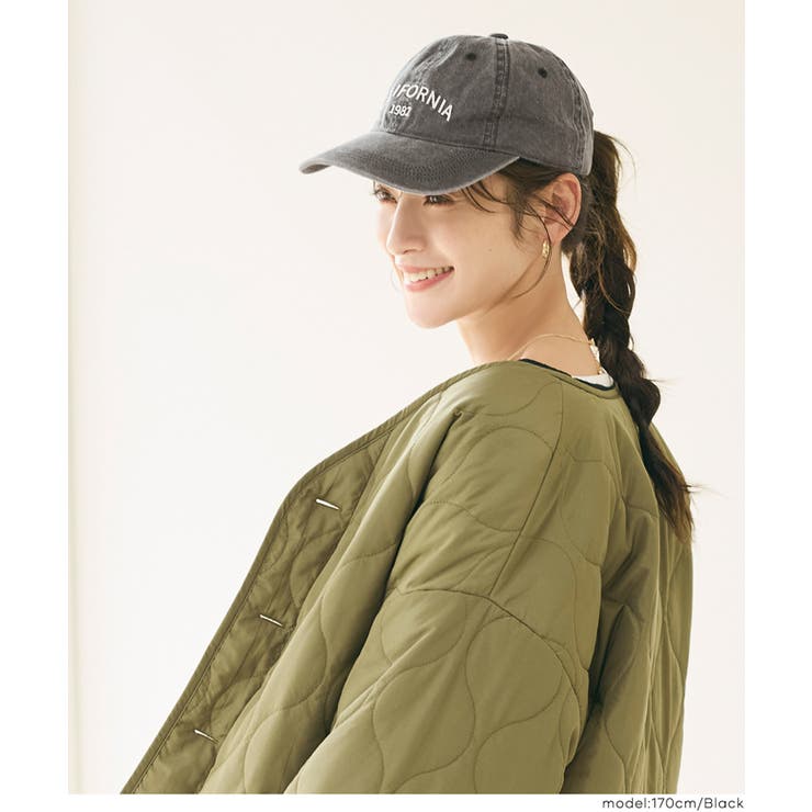 こなれ感をプラスする、ウォッシュドロゴキャップ【西山茉希様着用】 | coca | 詳細画像20 