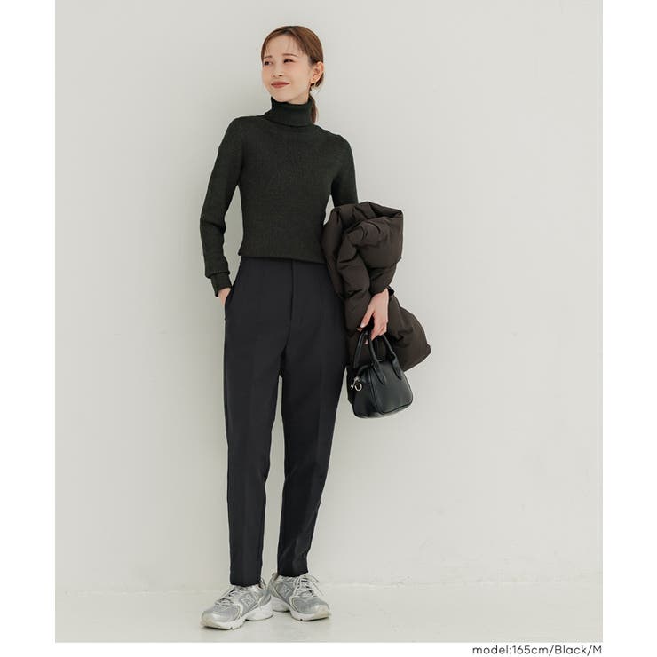 25AW 新色ダークピンク・ダークブラウンが新登場！裏起毛テーパードパンツ | coca | 詳細画像15 