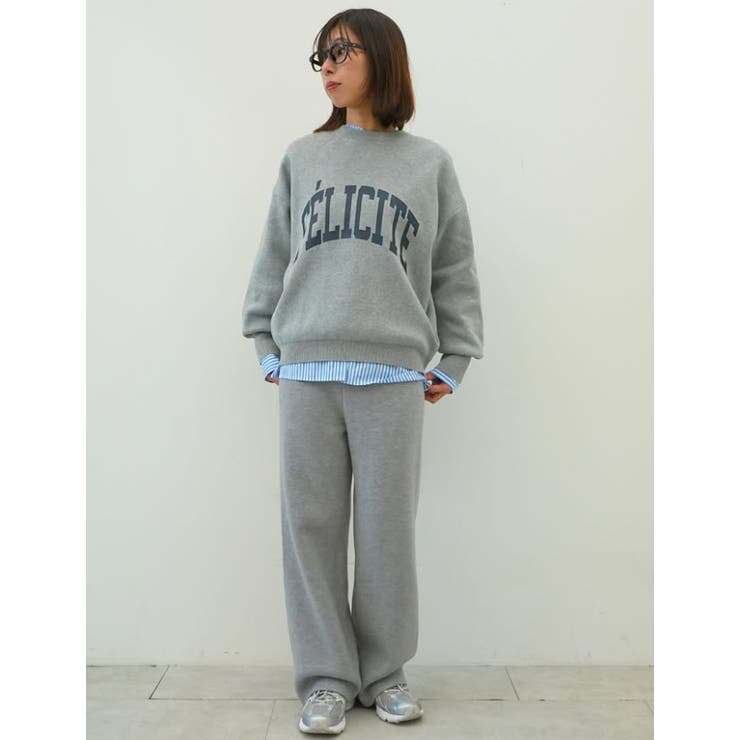 【DAILY WARM】裏シャギーニットパンツ レディース | coca | 詳細画像30 